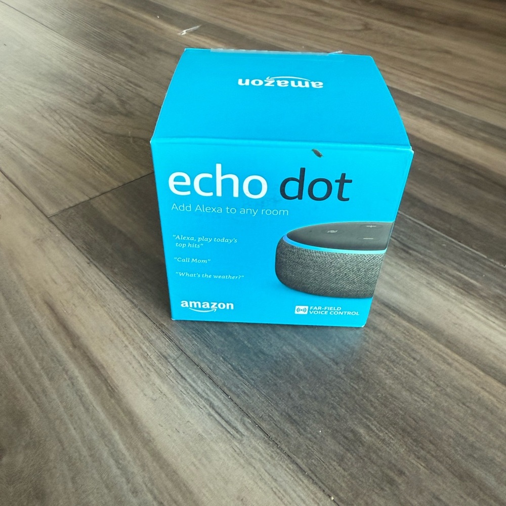 Amazon Echo Dot with Alexa - Black and Gray
